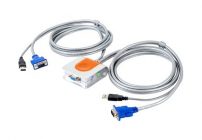 LANCOM KVM switch 2 θέσεων με USB-VGA-audio