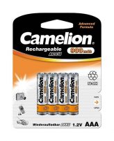Camelion μπαταρίες NiMH επαναφορτιζόμενες AAA 1.2V 900mAh 4τμχ