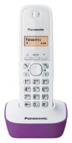 Panasonic ασύρματο τηλέφωνο KX-TG1611GRF λευκό-μωβ
