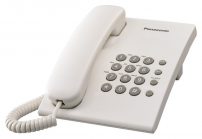 Panasonic ενσύρματο τηλέφωνο KX-TS500EXW λευκό