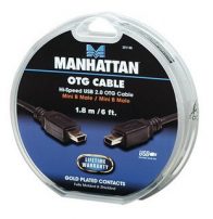 Manhattan καλώδιο USB OTG Mini-B σε Mini-B cake box 1.8m