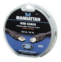 Manhattan καλώδιο USB A σε B cake box μαύρο 3m