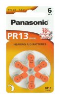 Panasonic PR13 μπαταρίες Zinc Air 1,4V 6τμχ