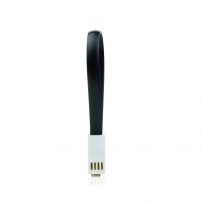 USB Καλώδιο Mαύρο για iPhone-με μαγνήτη 5/5C/5S/6/6+ 20cm