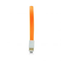 USB Καλώδιο Πορτοκαλί για iPhone-με μαγνήτη 5/5C/5S/6/6+ 20cm