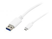 Καλώδιο USB A σε USB Type C 1m Λευκό