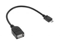Καλώδιο Σύνδεσης USB θηλυκό σε micro USB 20cm